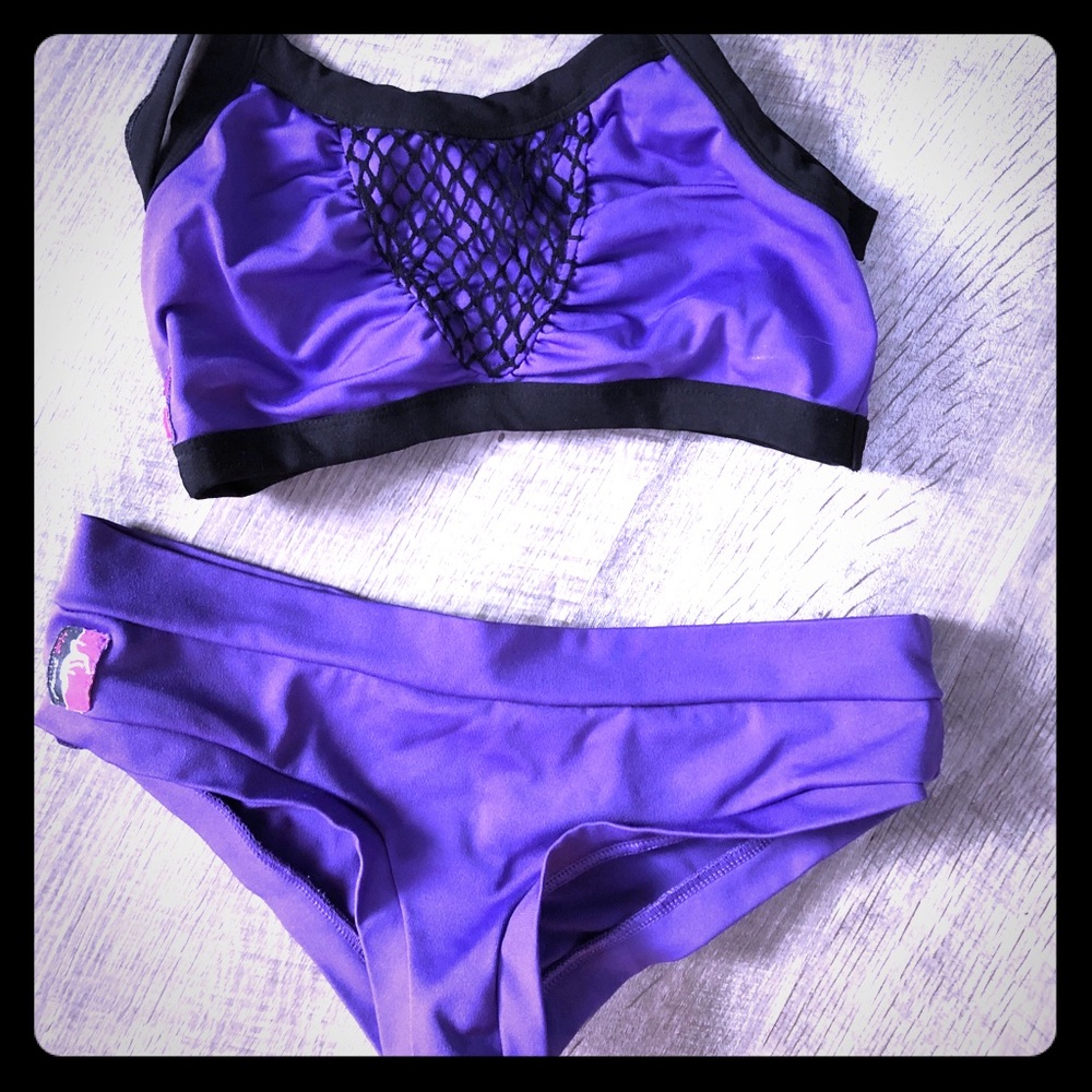 🦄💜RARE BAD KITTY BRAZIL SHORTS AND TOP